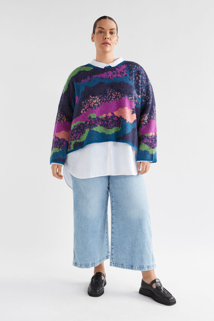Elk Sprache Sweater - Multi Jacquard