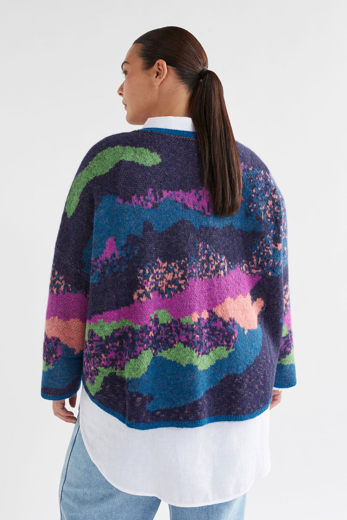 Elk Sprache Sweater - Multi Jacquard