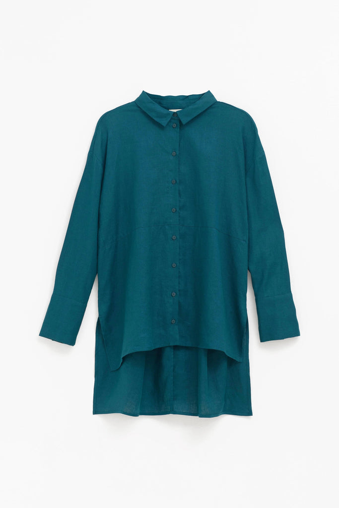 Elk Stilla Shirt - Peacock