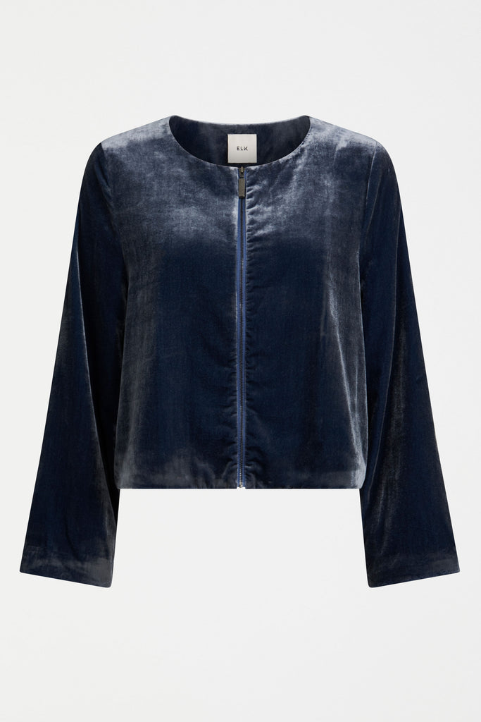 Elk Suuri Zip Jacket - Blue Steel
