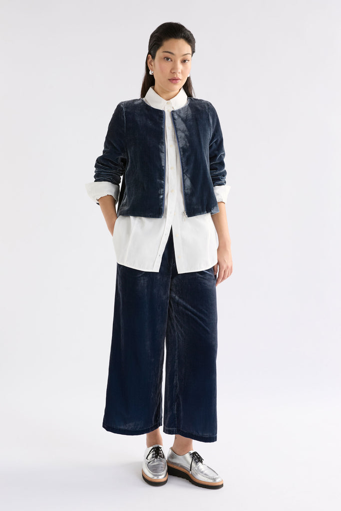 Elk Suuri Zip Jacket - Blue Steel