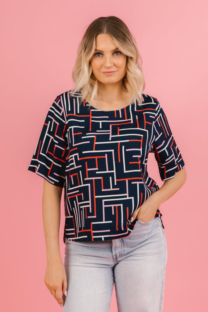 Frock Me Out Journey Top - Maze
