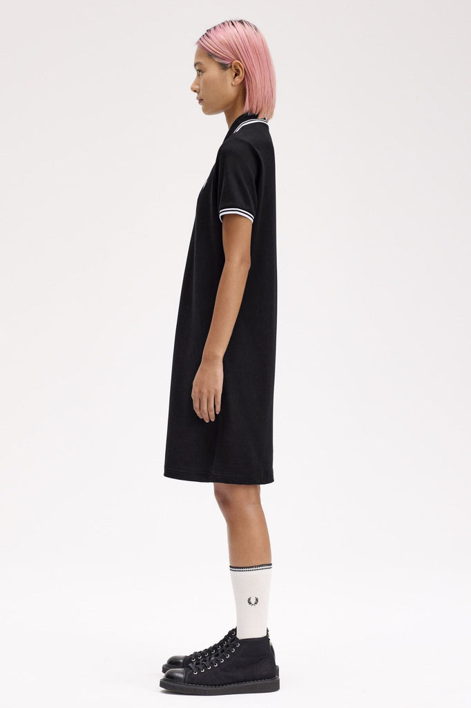 Fred Perry Twin Tipped Dress - Black/White