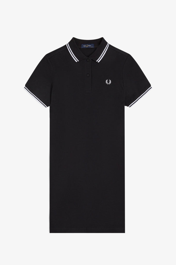 Fred Perry Twin Tipped Dress - Black/White