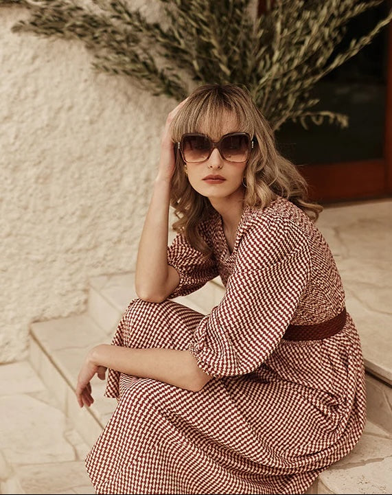 Frock Me Out Shirr Thing Dress - Tesselated