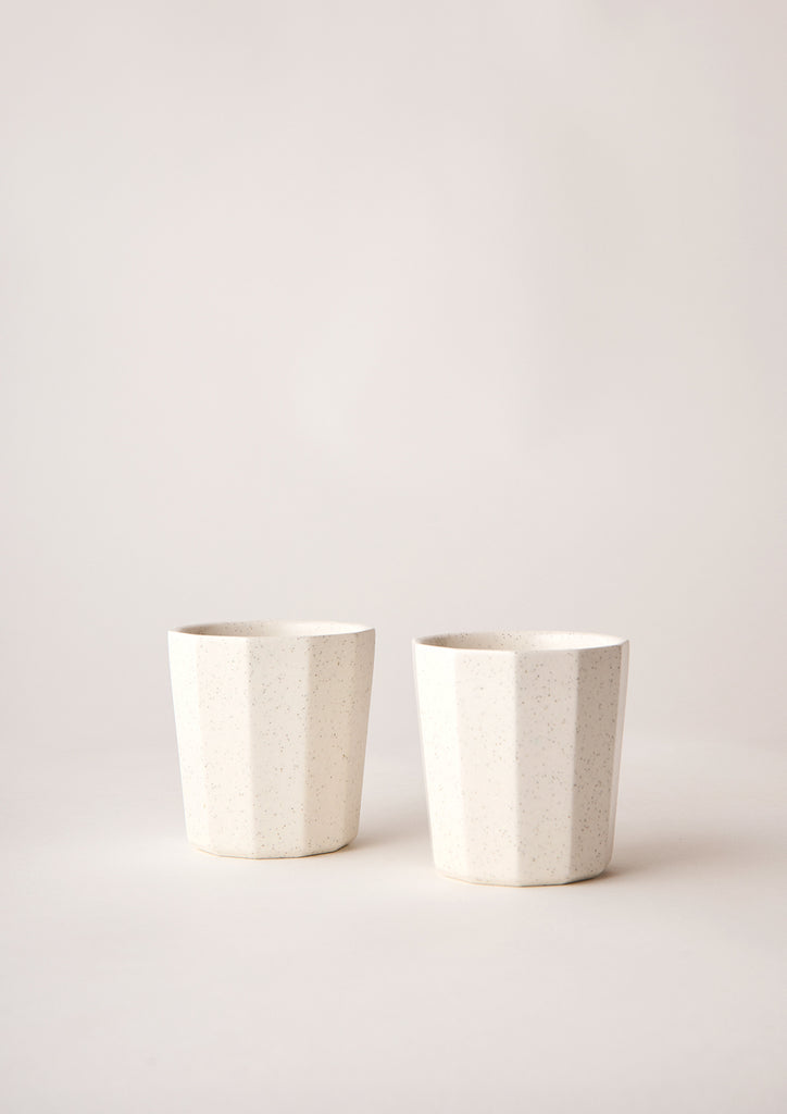 Angus & Celeste Facet Latte Cup Set