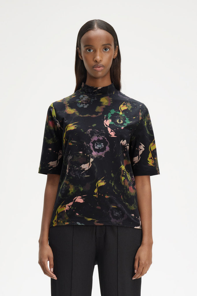 Fred Perry Floral Print T-Shirt