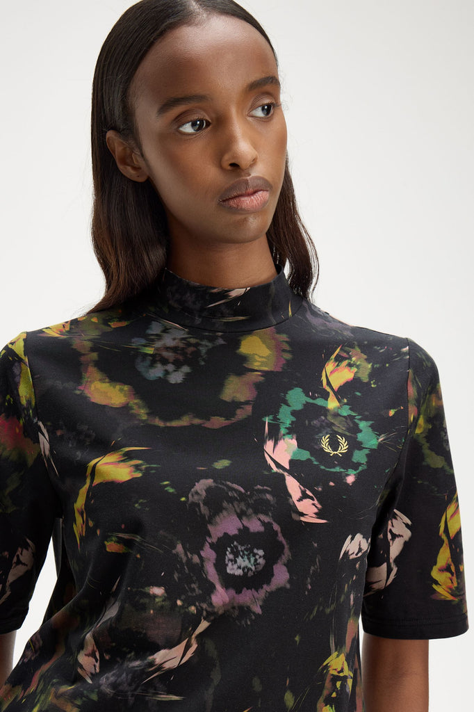 Fred Perry Floral Print T-Shirt