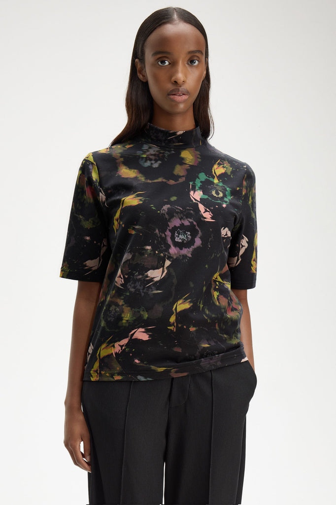 Fred Perry Floral Print T-Shirt