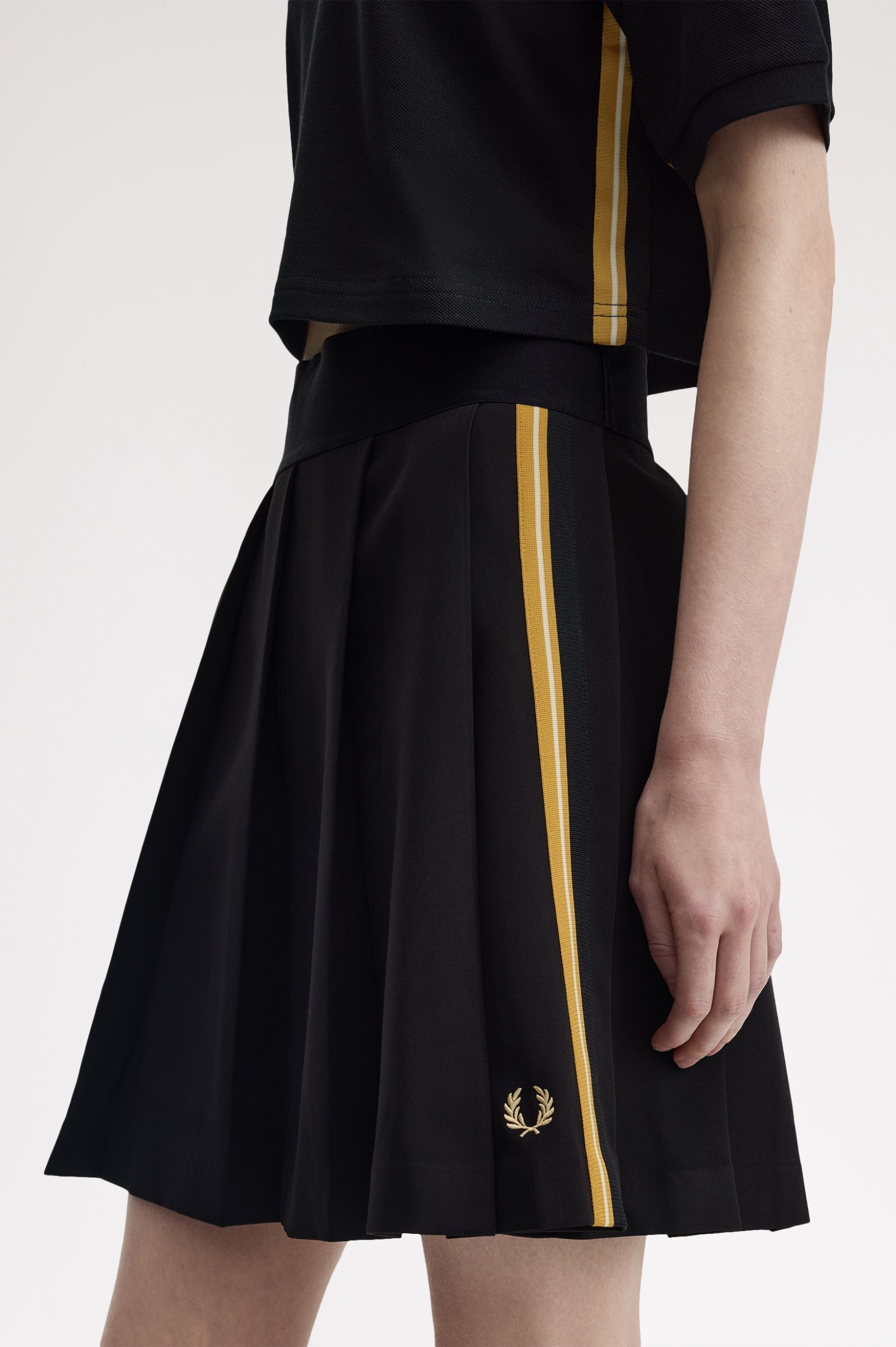 Fred Perry Tape Detail Pleated Skirt | I Dream a Highway