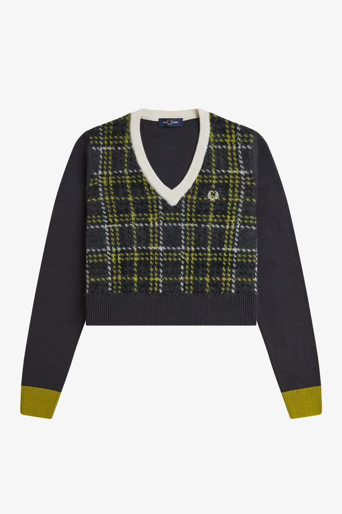 Fred Perry Tartan Panel Jumper | I Dream a Highway