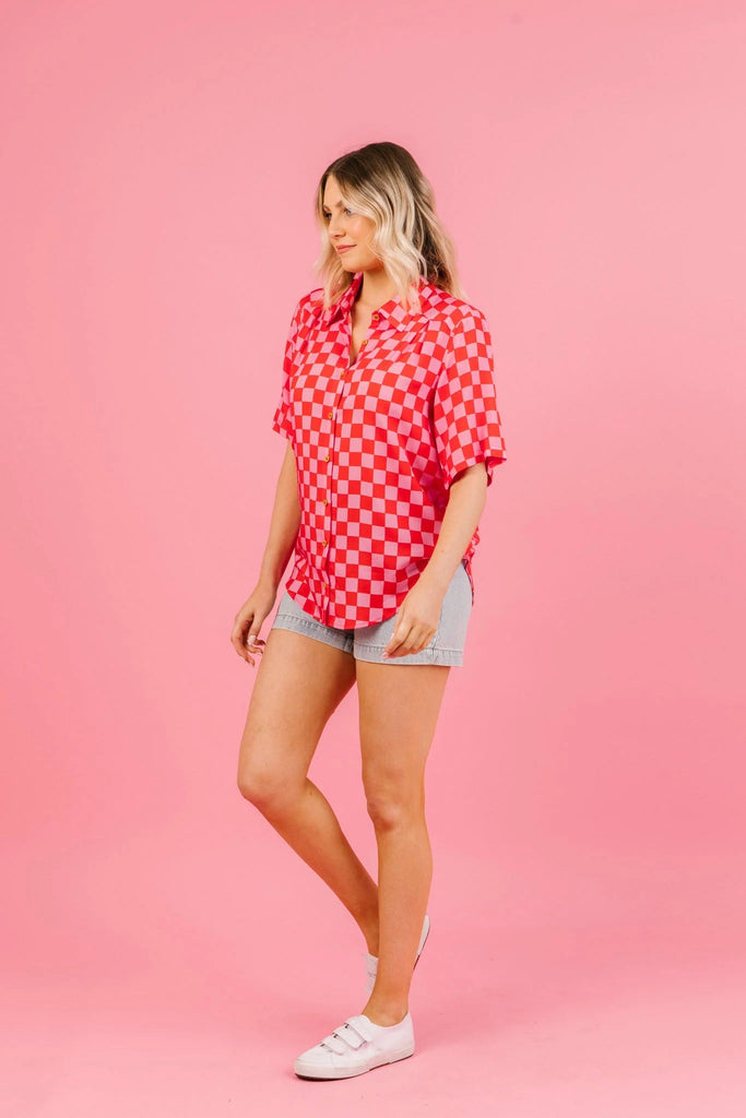 Frock Me Out Bamboo Shirt - Check It