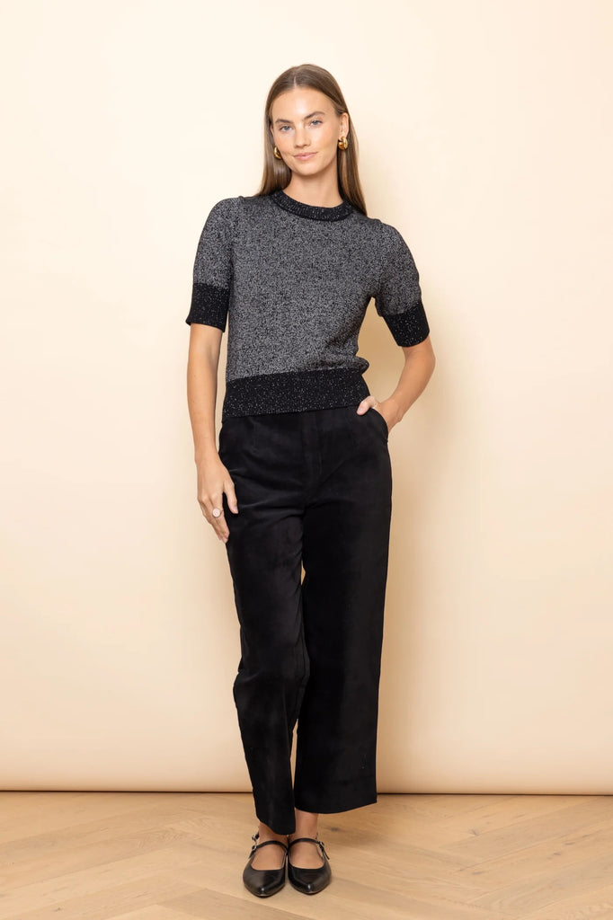 Frock Me Out Velvet Pants - New Black