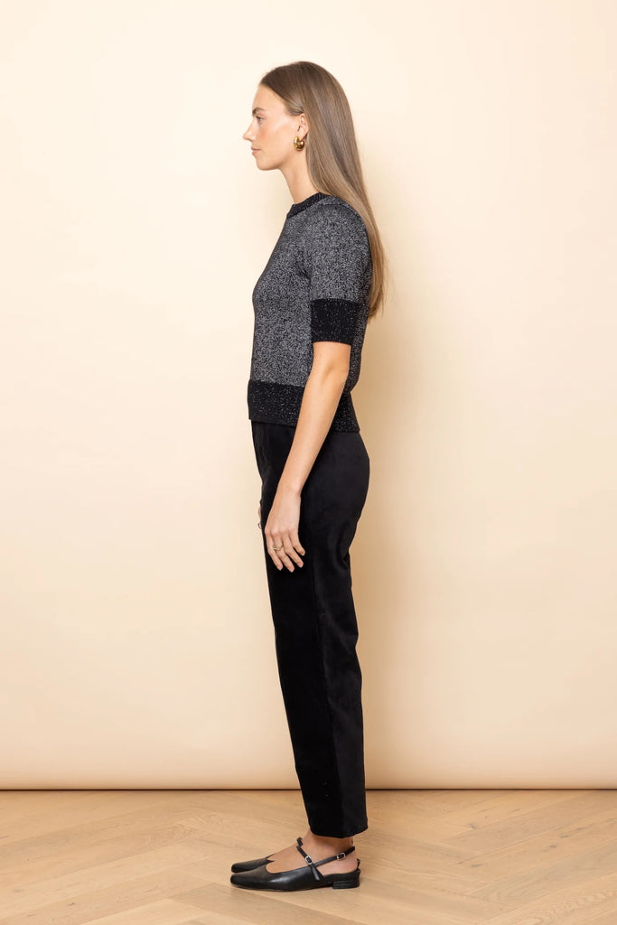 Frock Me Out Velvet Pants - New Black