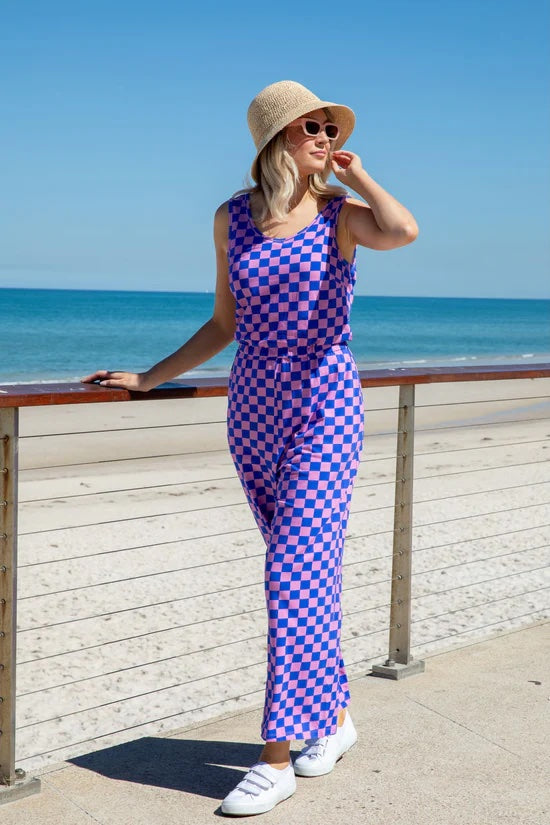 Frock Me Out Stretch Jumpsuit - Check It