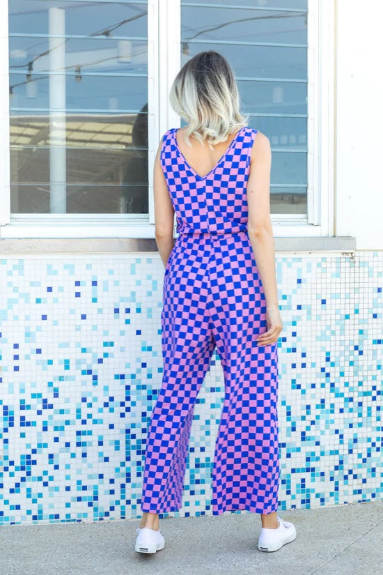Frock Me Out Stretch Jumpsuit - Check It