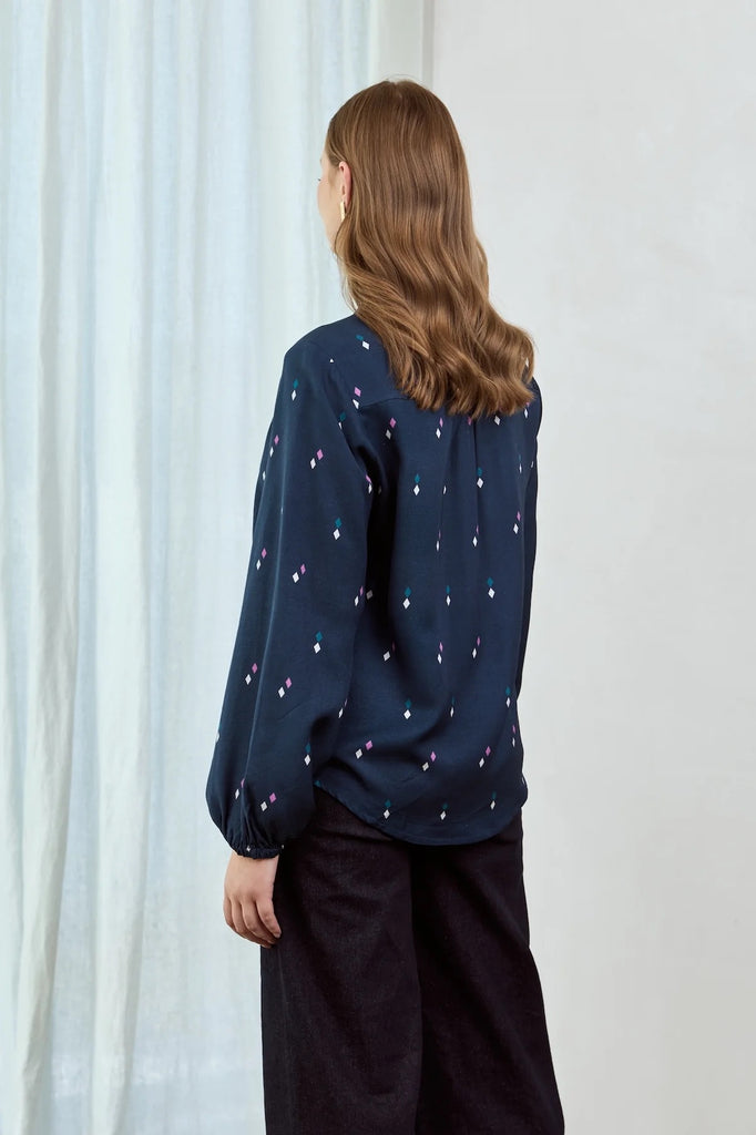 Frock Me Out Diamond Polka Shirt