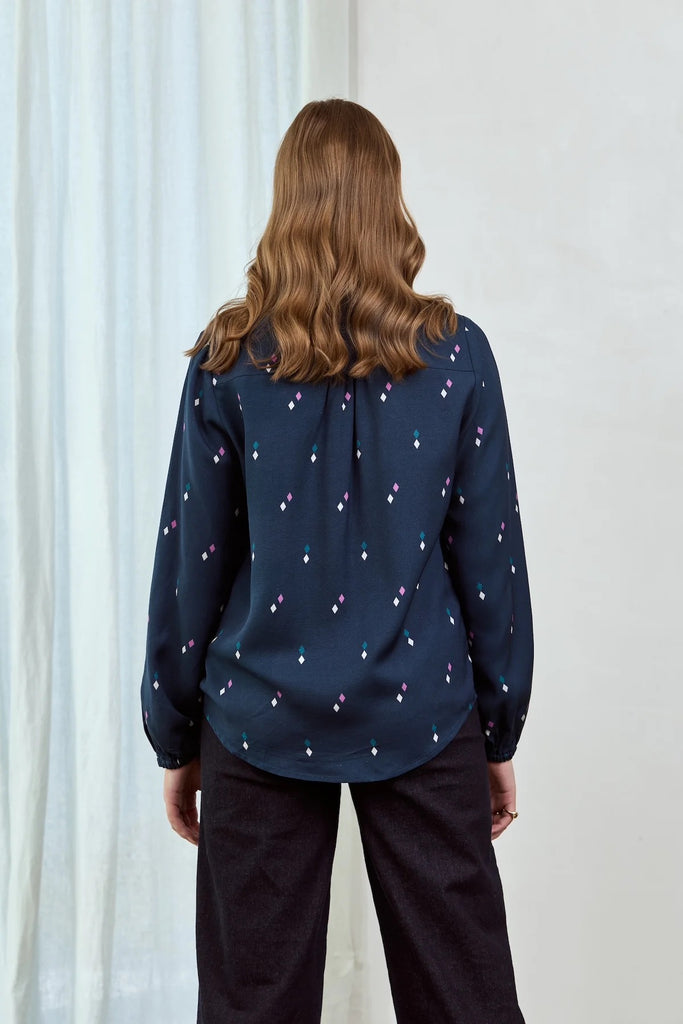 Frock Me Out Diamond Polka Shirt