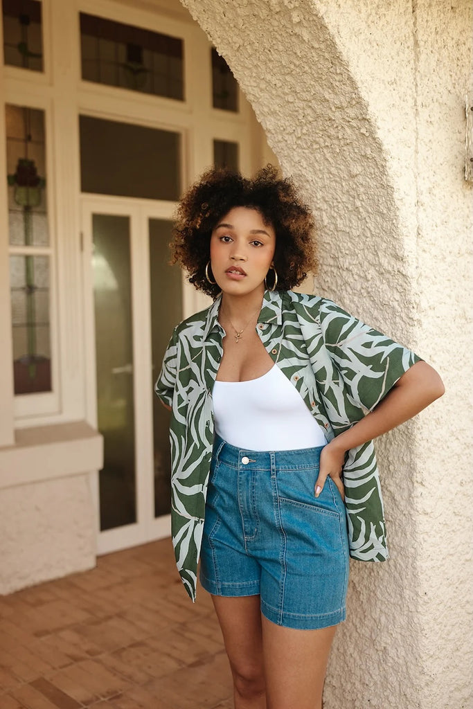 Frock Me Out Resort Shirt - Let's Be Fronds