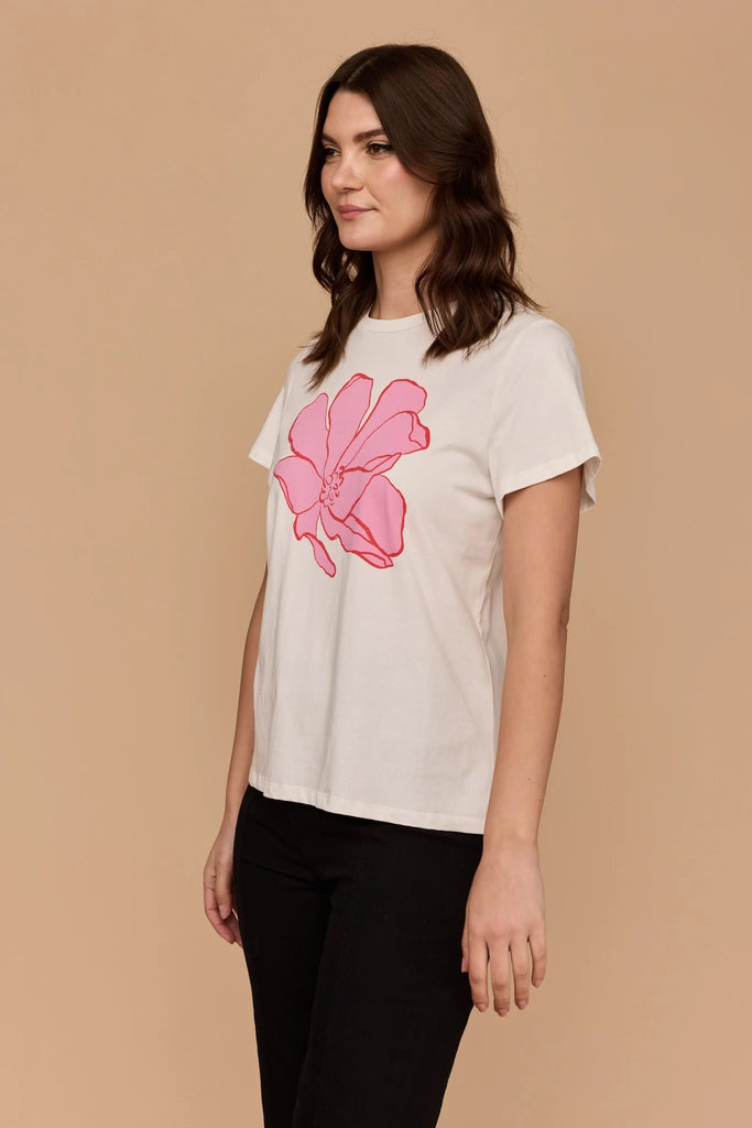 Frock Me Out Tee - Single Magnolia Flower