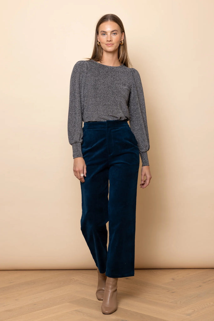 Frock Me Out Velvet Pants - Petrol