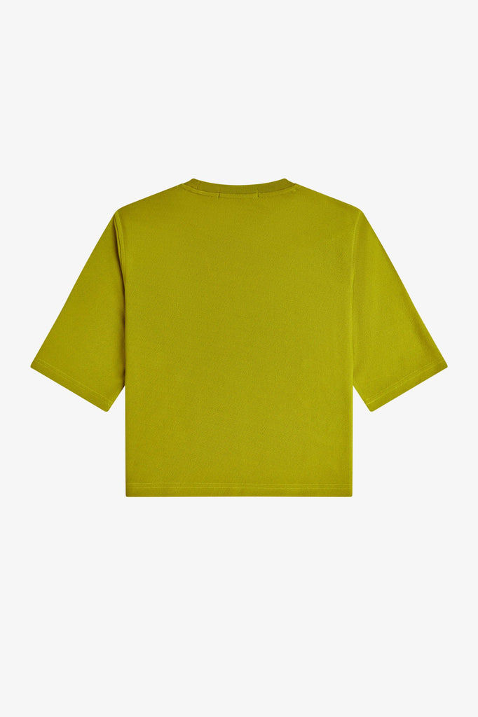 Fred Perry Textured Jersey T-Shirt - Tennis Ball Yellow
