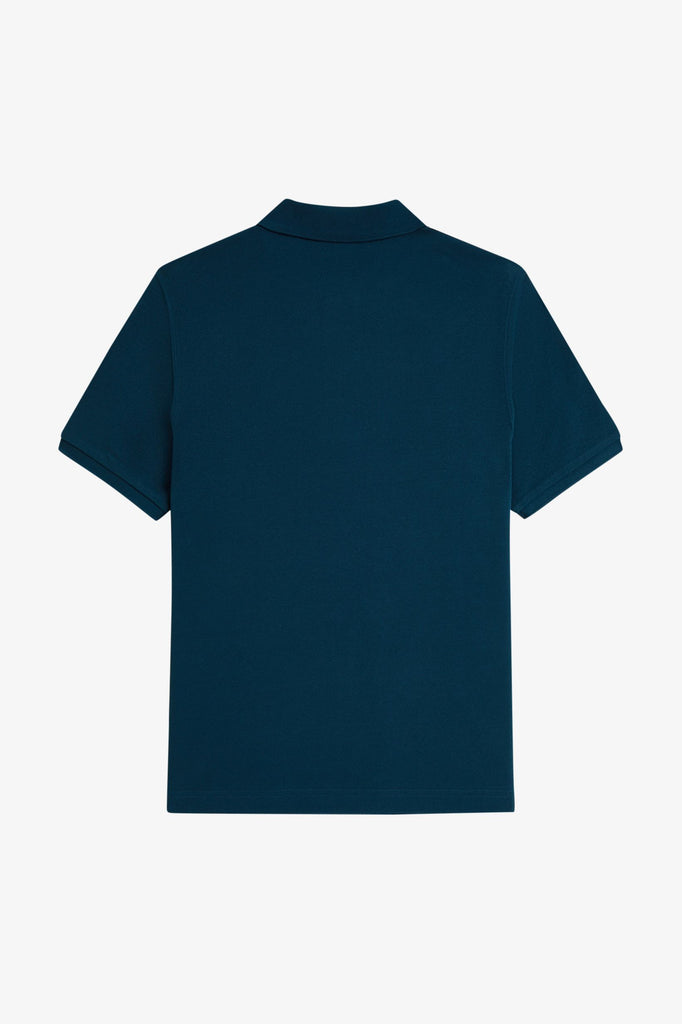 Fred Perry Twin Tipped Shirt - Black/Silky Peach/Blossom