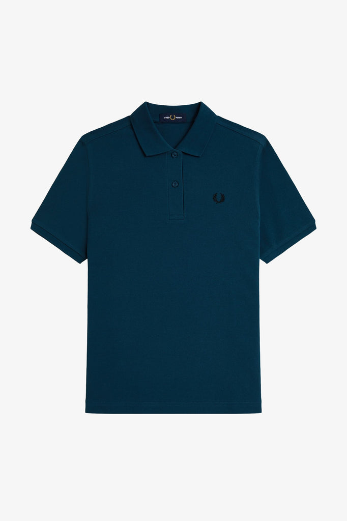 Fred Perry Twin Tipped Shirt - Black/Silky Peach/Blossom