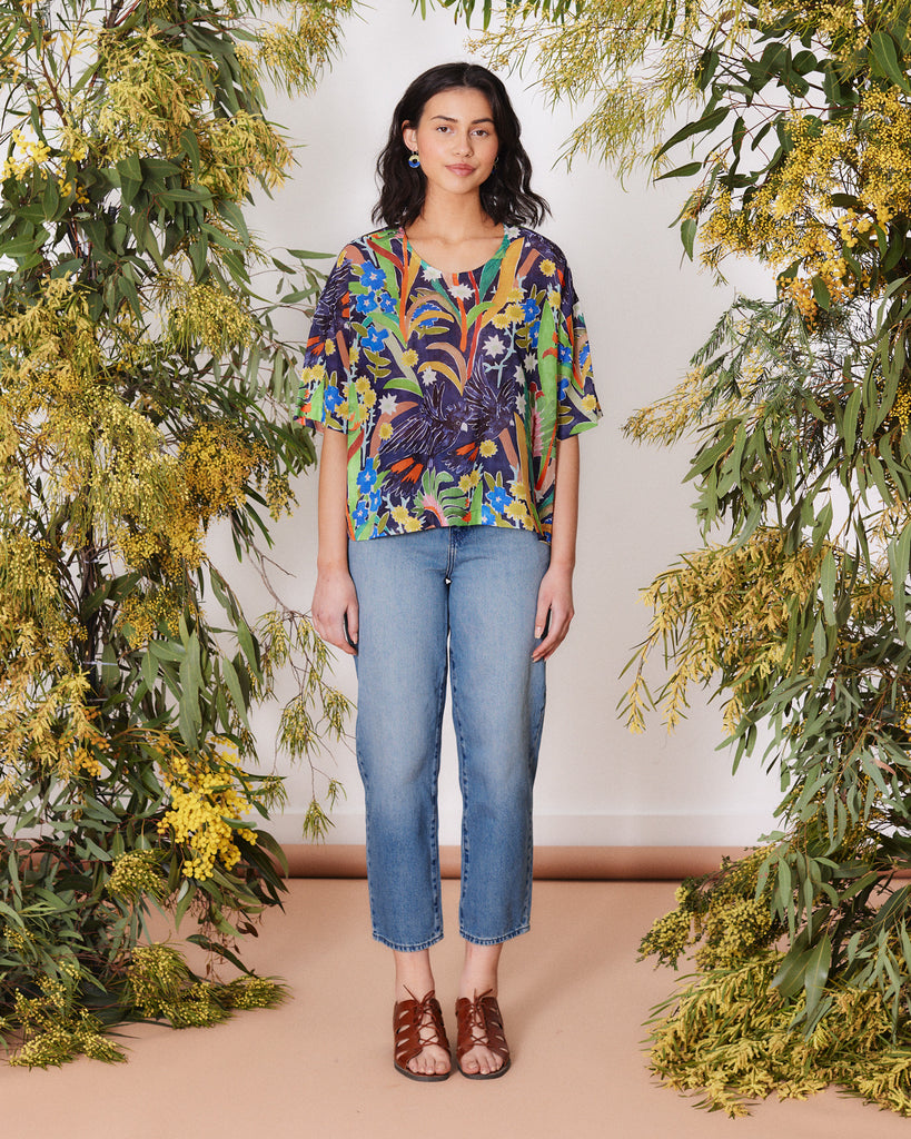 Togetherness Hana Blouse - Scattered Seed