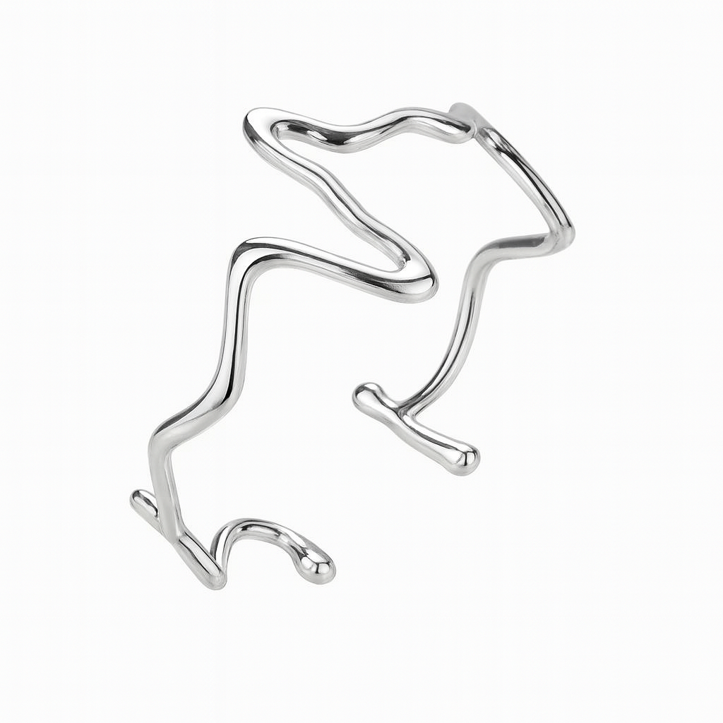 Aster & Aura Lunar Wave Bracelet