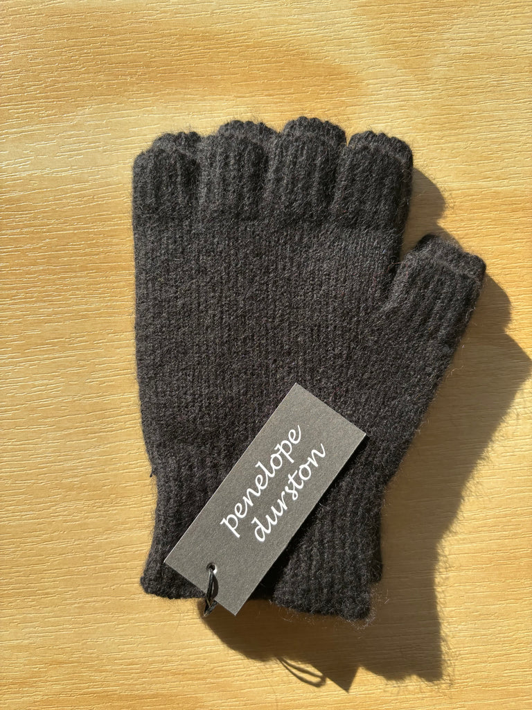 Penelope Durston Angora/Lambswool Fingerless Glove - Short