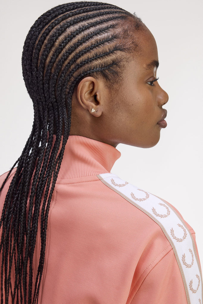 Fred Perry Cropped Track Jacket - Blossom