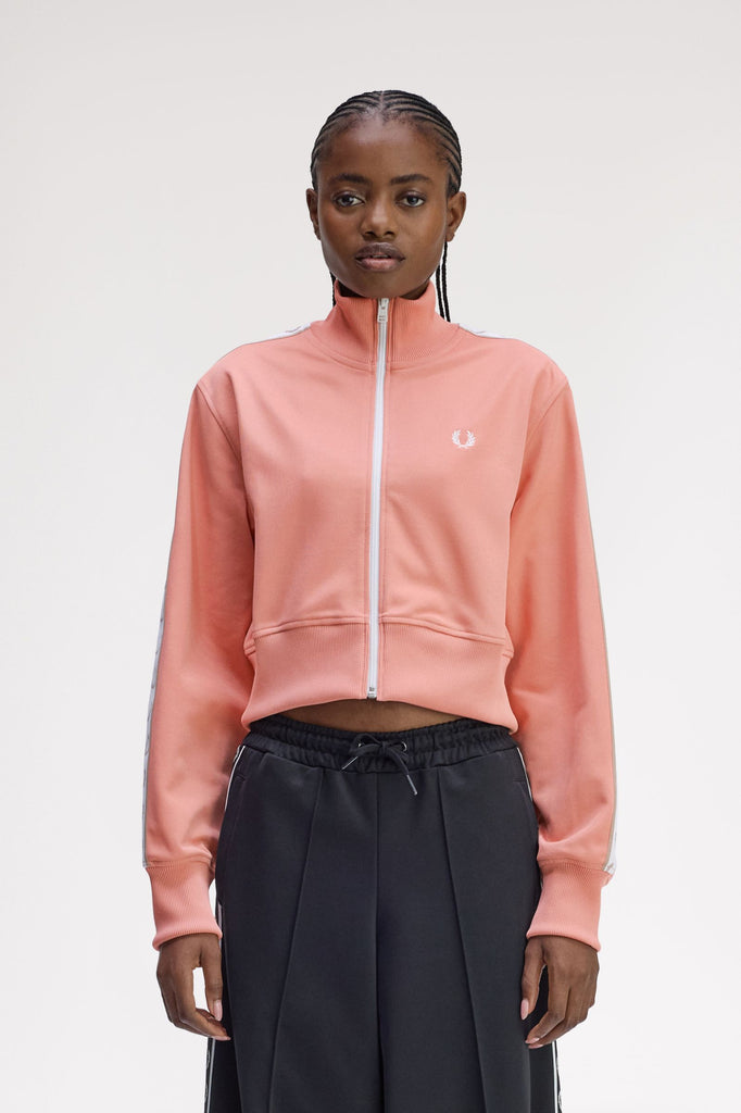 Fred Perry Cropped Track Jacket - Blossom
