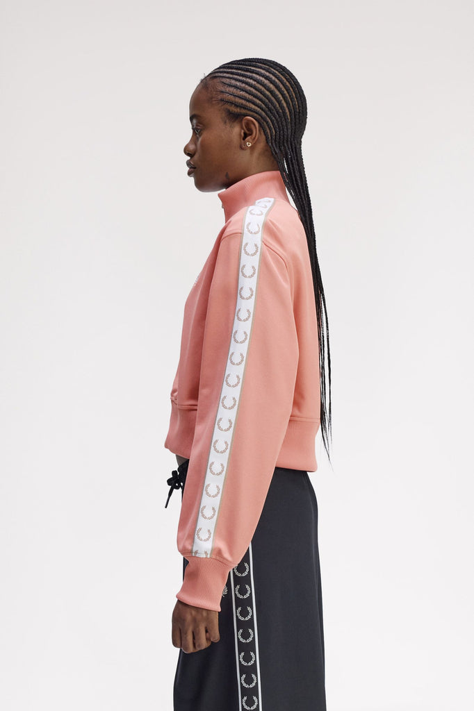 Fred Perry Cropped Track Jacket - Blossom