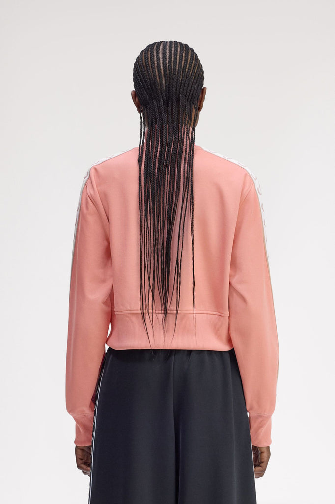 Fred Perry Cropped Track Jacket - Blossom