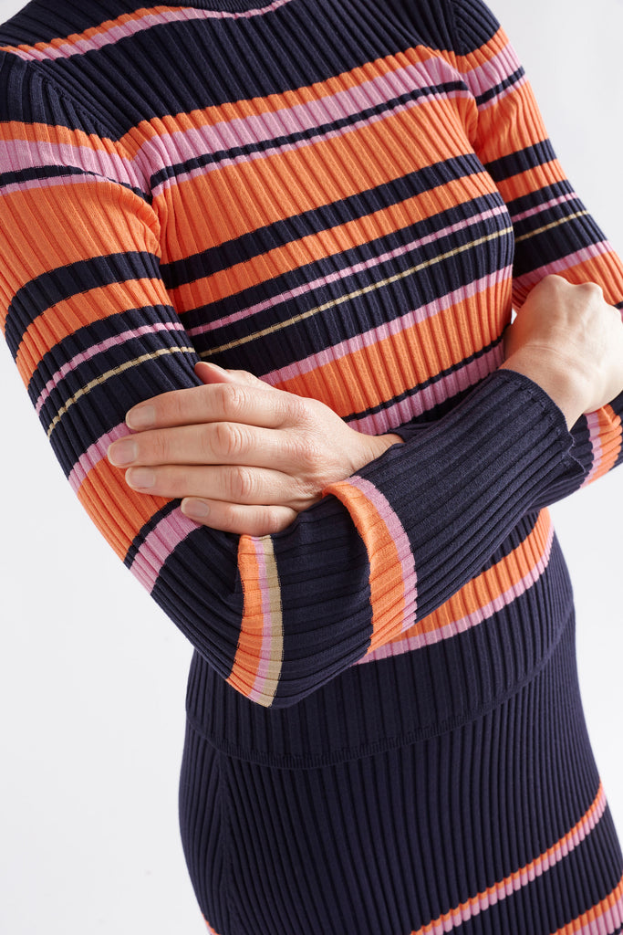 Elk Slinki Sweater - Slinki Stripe