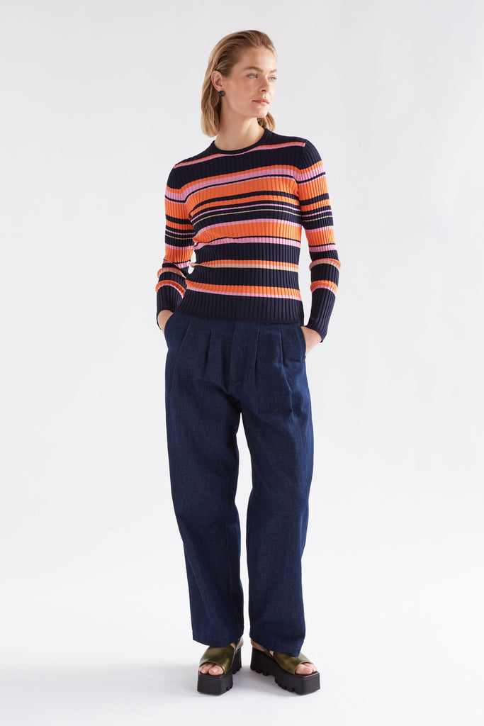 Elk Slinki Sweater - Slinki Stripe