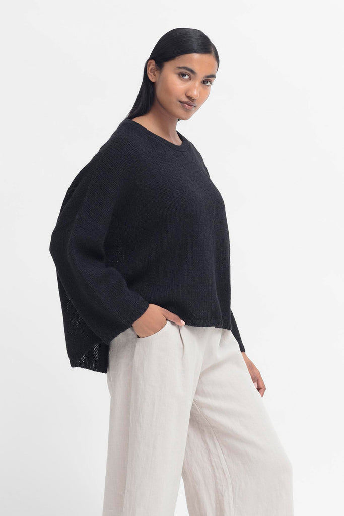 Elk Agna Sweater - Black
