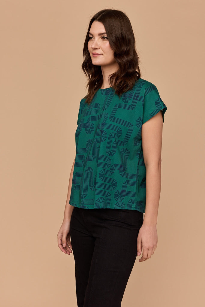 Frock Me Out Capped Sleeve Tee - Labrynth