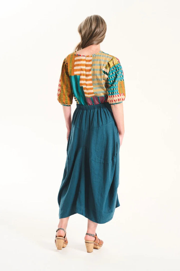 Olga De Polga Milwaukee Weir Skirt - Teal