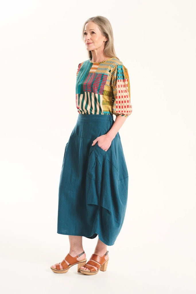 Olga De Polga Milwaukee Weir Skirt - Teal