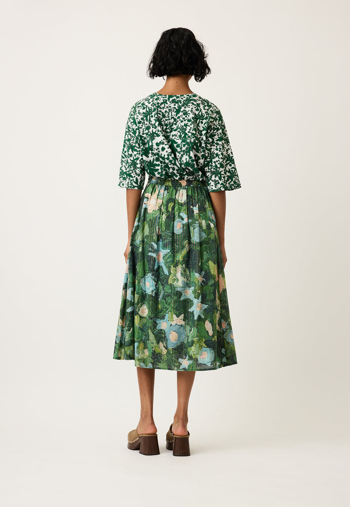 Nancybird Alma Yoke Skirt - Garden