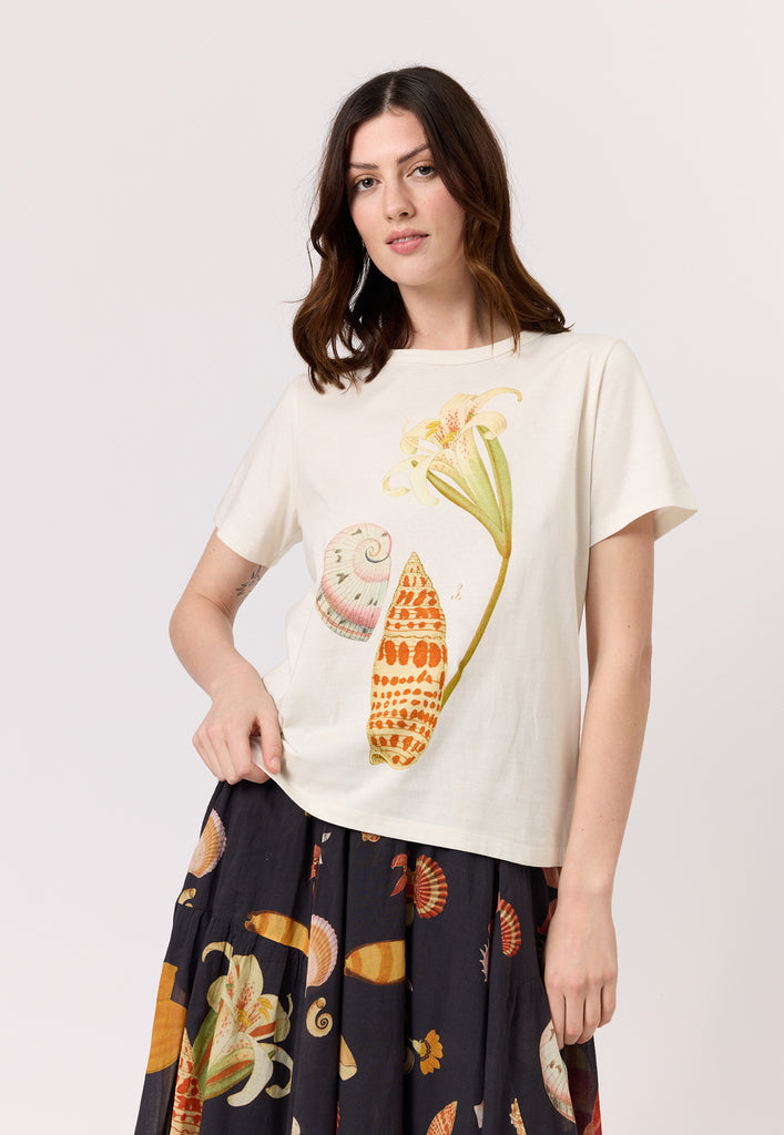 Nancybird Apollo Tee - Cream Shell