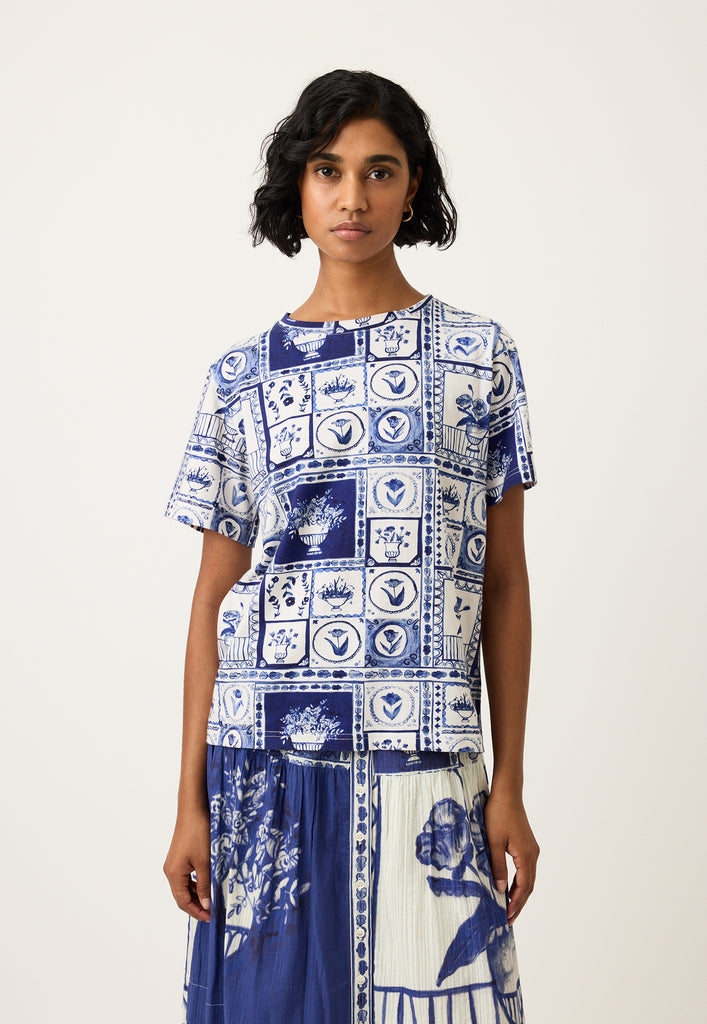 Nancybird Apollo Tee - Lyon Tile