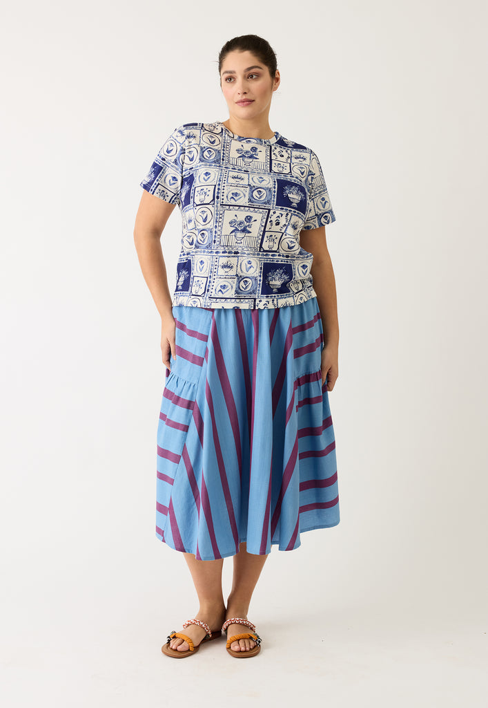 Nancybird Apollo Tee - Lyon Tile