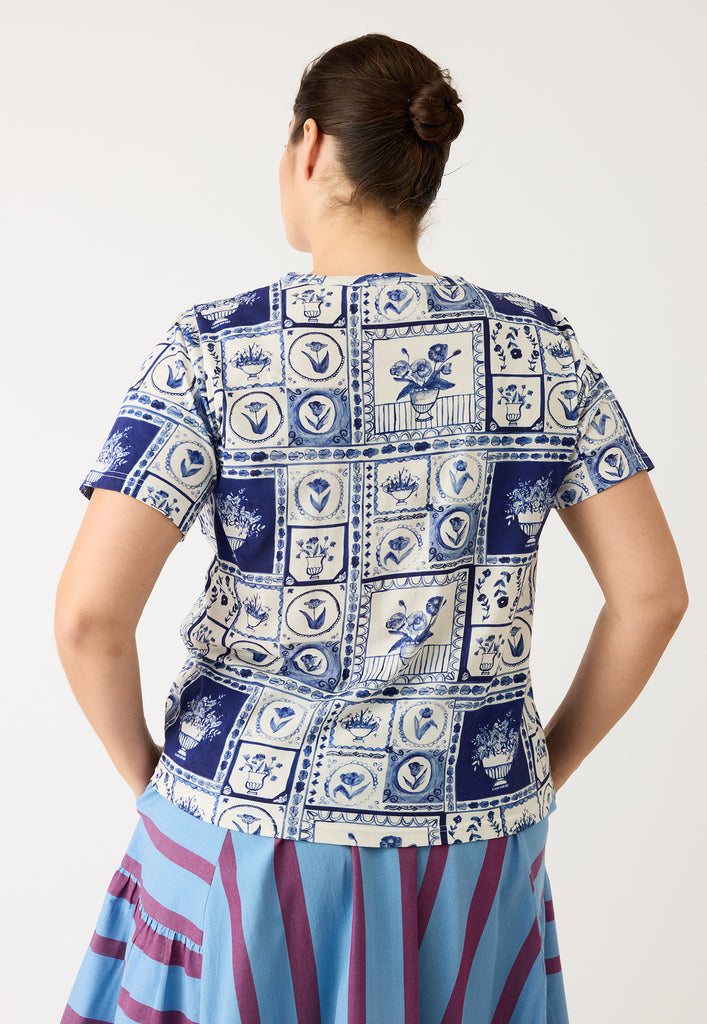 Nancybird Apollo Tee - Lyon Tile