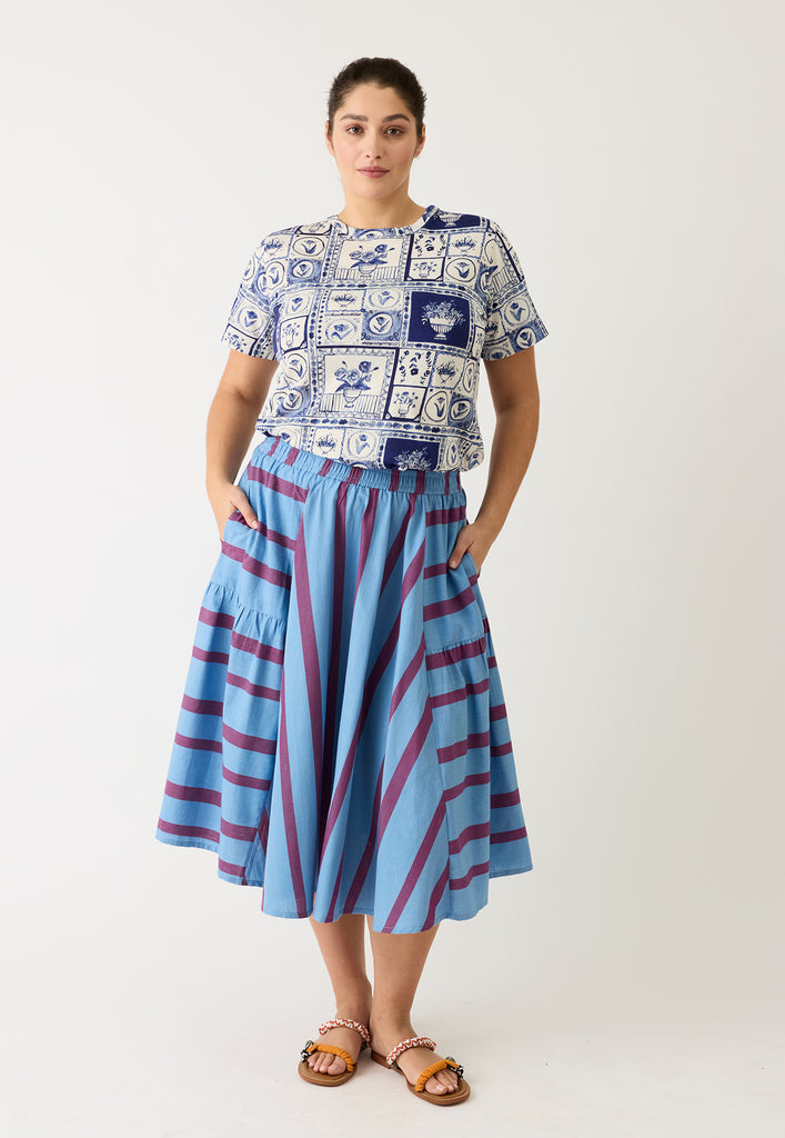 Nancybird Apollo Tee - Lyon Tile