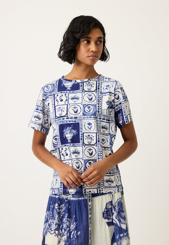 Nancybird Apollo Tee - Lyon Tile