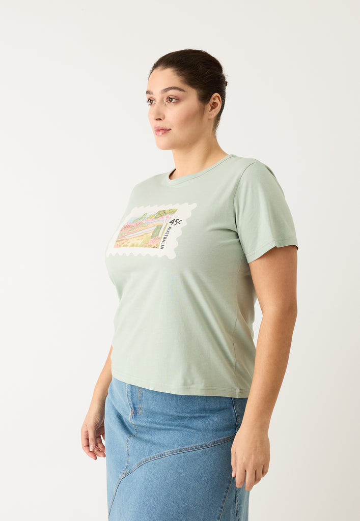 Nancybird Apollo Tee - Postage Stamp