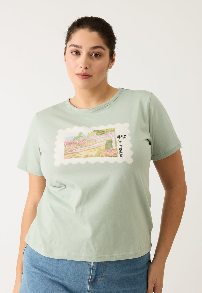 Nancybird Apollo Tee - Postage Stamp